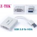 CÁP USB 3.0 TO VGA HIỆU ZTEK - ZY197
