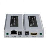 BỘ KHUYẾCH ĐẠI HDMI TO LAN DTECH dt7009c - 50M