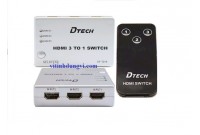 DATA SWITCH HDMI 03PORT HiỆU DTECH