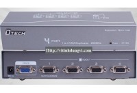 MULTI VGA 4PORT HIỆU DTECH - DT7254