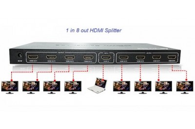 BỘ CHIA HDMI  1 X 8 HiỆU Slitter - 4k x 2k hd108