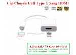 CÁP CHUYỂN TYPE C RA HDMI ( HDMI ĐẨU CÁI) 20cm 