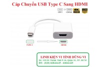 CÁP CHUYỂN TYPE C RA HDMI ( HDMI ĐẨU CÁI) 20cm 