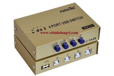 DATA SWITCH USB IN HiỆU VIKI  - 04PORT