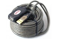 CÁP USB (2.0) NỐI DÀI CÓ IC KHUYẾCH ĐẠI UNITEK Y265 - dài 15M
