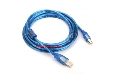 CÁP USB IN (2.0) DÂY XANH - DÀI 5M