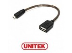 CÁP OTG MICRO USB UNITEK - YC438